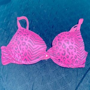 Vs Pink 36b zebra bra